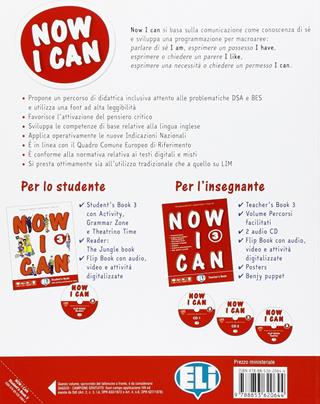 Now I can. Per la Scuola elementare. Vol. 3 - Mariagrazia Bertarini, Martha Huber, Paolo Iotti - Libro ELI 2015 | Libraccio.it