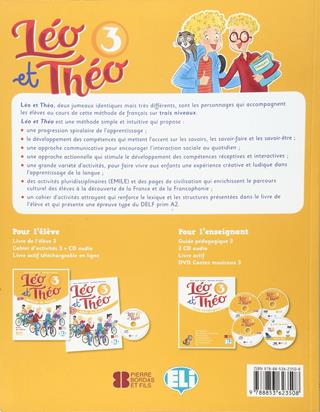 Léo et Théo. Livre de l'élève. Vol. 3 - Maria Angela Apicella, Dominique Guillemant - Libro ELI 2018, Corso di lingua francese | Libraccio.it