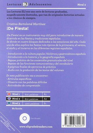 De fiesta! . Con File audio per il download - Cristina Bartolomé Martinez - Libro ELI 2018, Letture | Libraccio.it