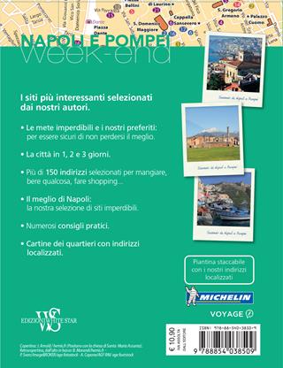 Napoli e Pompei. Con Carta geografica ripiegata  - Libro White Star 2018, Guida Verde week-end, La | Libraccio.it