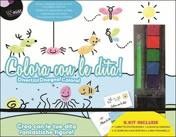 Colora con le dita! Divertiti! Disegna! Colora! Crea con le dita fantastiche figure! Con gadget  - Libro White Star 2018, White Star Kids | Libraccio.it