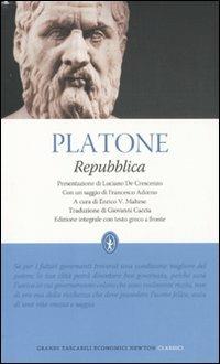 La Repubblica. Testo greco a fronte. Ediz. integrale - Platone - Libro Newton Compton Editori 2011, Grandi tascabili economici | Libraccio.it