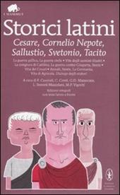 Storici latini: Cesare, Cornelio Nepote, Sallustio, Svetonio, Tacito. Testo latino a fronte. Ediz. integrale