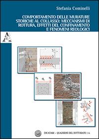Comportamento delle murature storiche al collasso. Meccanismi di rottura effetti del confinamento e fenomeni reologici - Stefania Cominelli - Libro Aracne 2014 | Libraccio.it