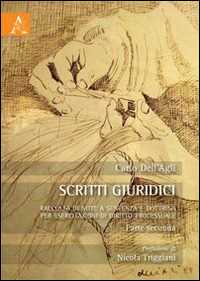 Image of Scritti giuridici. Raccolta di note a sentenza e dottrina per ese...