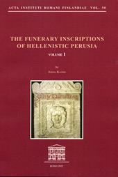 The funerary inscriptions of Hellenistic Perusia