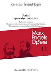 Opere complete. Vol. 11: Agosto 1851-marzo 1853