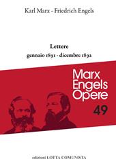 Opere complete. Vol. 49: Lettere. Gennaio 1891-dicembre 1892