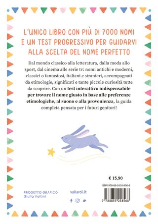 Il grande libro dei nomi per bebè. Significato, origini, curiosità. Oltre 7000 nomi per bambine e bambini  - Libro Vallardi A. 2022, Parenting | Libraccio.it