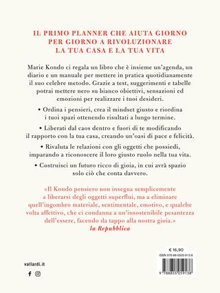 Kondo planner. Il libro-diario giapponese per riordinare la casa e trasformare la vita - Marie Kondo - Libro Vallardi A. 2023 | Libraccio.it