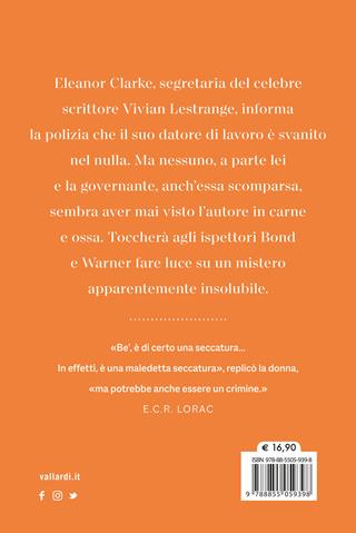 Omicidio di uno scrittore di gialli - E. C. R. Lorac - Libro Vallardi A. 2023, British Library | Libraccio.it