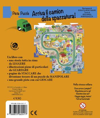 Arriva il camion della spazzatura! Con gadget - Donata Montanari - Libro La Coccinella 2020, Pista Puzzle | Libraccio.it