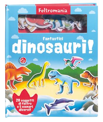 Fantastici dinosauri! Ediz. a colori. Con gadget  - Libro La Coccinella 2020, Feltromania | Libraccio.it