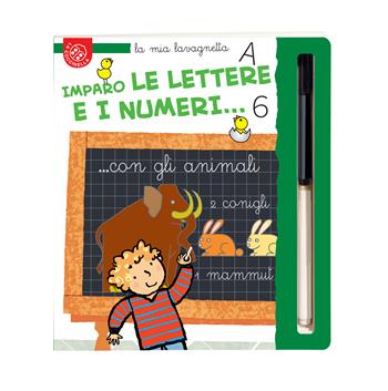 Imparo le lettere e i numeri con gli animali. Con gadget - Carlo Alberto Michelini - Libro La Coccinella 2020, La mia lavagnetta | Libraccio.it
