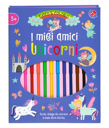 I miei amici unicorni. Gioco e coloro. Ediz. a colori. Con pennarelli  - Libro La Coccinella 2023 | Libraccio.it
