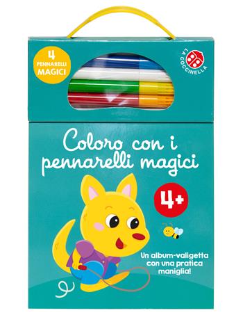 Coloro con i pennarelli magici 4+. Con pennarelli  - Libro La Coccinella 2024, Pennarelli magici | Libraccio.it