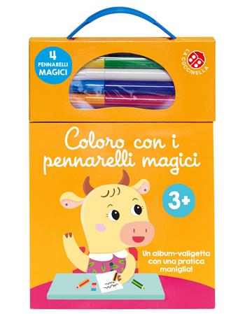 Coloro con i pennarelli magici 3+. Ediz. illustrata. Con pennarelli  - Libro La Coccinella 2024, Pennarelli magici | Libraccio.it