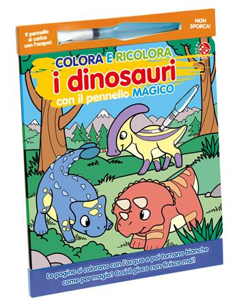 Colora e ricolora i dinosauri. Ediz. illustrata - Agnese Gomboli - Libro La Coccinella 2025, Colora e ricolora | Libraccio.it