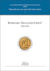 Seminari «Giuliano Crifò» 2018-2023