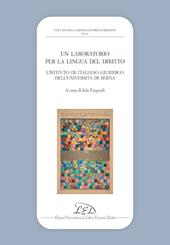 Un laboratorio per la lingua del diritto. L'istituto di italiano giuridico dell'università di Berna
