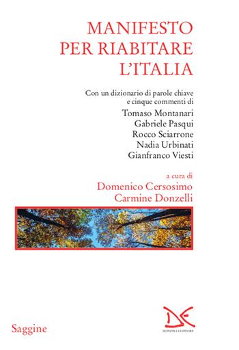 Manifesto per riabitare l'Italia  - Libro Donzelli 2020, Saggine | Libraccio.it