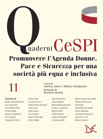Promuovere l'agenda donne, pace e sicurezza per per una società più equa e inclusiva  - Libro Donzelli 2026, Quaderni CESPI | Libraccio.it