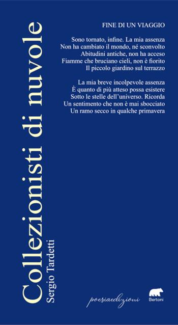 Collezionisti di nuvole - Sergio Tardetti - Libro Bertoni 2023 | Libraccio.it