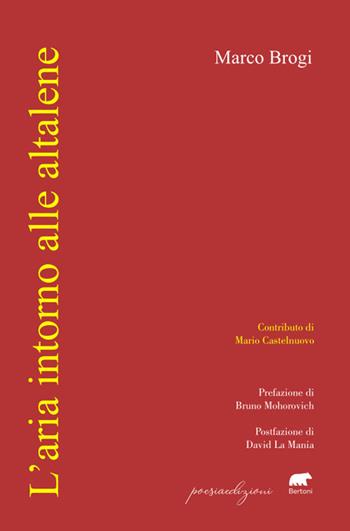 L'aria intorno alle altalene - Marco Brogi - Libro Bertoni 2024, Poesiaedizioni | Libraccio.it