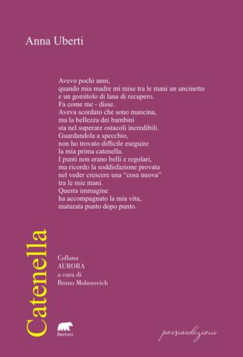 Catenella - Anna Uberti - Libro Bertoni 2024, Aurore | Libraccio.it