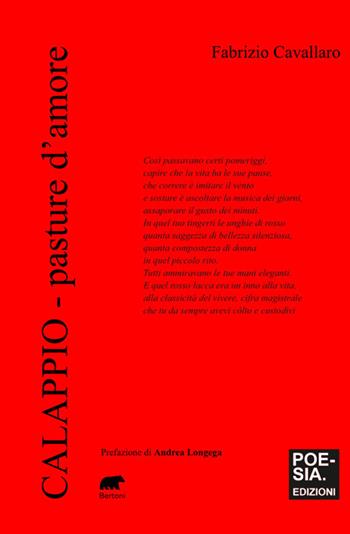 Calappio. Pasture d'amore - Fabrizio Cavallaro - Libro Bertoni 2025, Poesiaedizioni | Libraccio.it