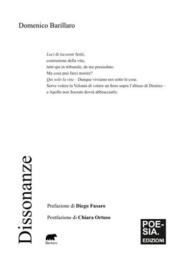 Dissonanze. Una fenomenologia dell'uomo - Domenico Barillaro - Libro Bertoni Editore 2025, Poesiaedizioni | Libraccio.it