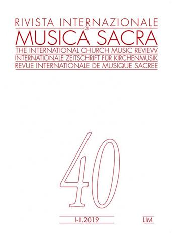 Rivista internazionale di musica sacra (2019). Vol. 1-2  - Libro LIM 2019 | Libraccio.it