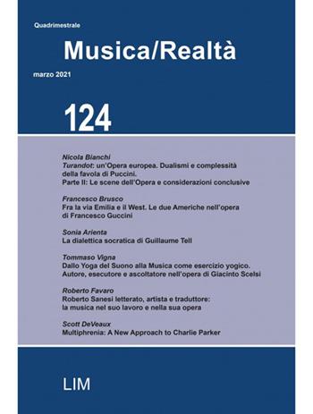 Musica/realtà (2021). Vol. 124  - Libro LIM 2021 | Libraccio.it