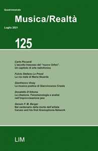 Image of Musica/realtà (2021). Vol. 125