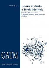 GATM. Rivista di analisi e teoria musicale (2022). Vol. 1