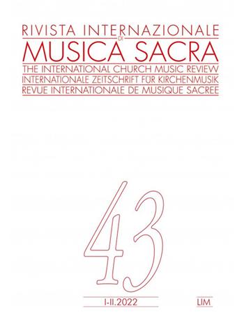 Rivista internazionale di musica sacra (2022). Vol. 1-2  - Libro LIM 2023 | Libraccio.it