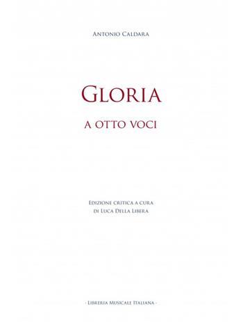 Gloria. A otto voci. Ediz. bilingue - Antonio Caldara - Libro LIM 2025, Biblioteca musicale | Libraccio.it
