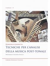 Tecniche per l'analisi della musica post-tonale