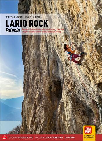 Lario Rock. Falesie. Resegone - Falesie di Lecco - Alto Lario orientale - Valsassina - Grigne - Triangolo Lariano - Sponda occidentale del Lago. Con App - Eugenio Pesci, Pietro Buzzoni - Libro Versante Sud 2023, Luoghi verticali | Libraccio.it