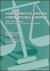 Fondamenti di diritto contrattuale europeo