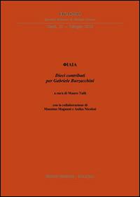 Dieci contributi per Gabriele Burzacchini  - Libro Pàtron 2014, Eikasmos. Studi | Libraccio.it