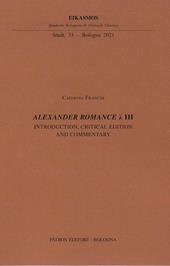 Alexander Romance Lambda III. Introduction, critical edition and commentary