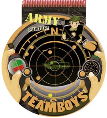 Army. Color & stencil Teamboys  - Libro Edibimbi 2014 | Libraccio.it