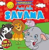 Amici della savana. Minipuzzle