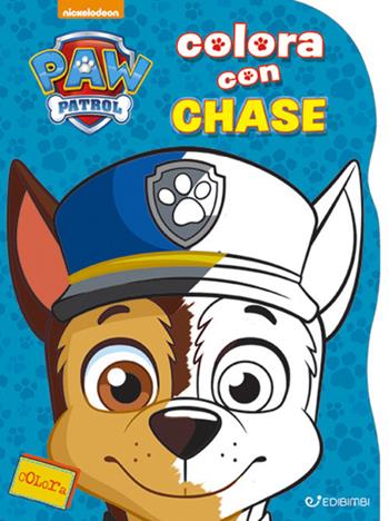 Colora con Chase. Paw Patrol  - Libro Edibimbi 2017 | Libraccio.it