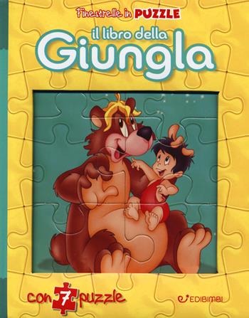 Il libro della giungla. Finestrelle in puzzle. Ediz. a colori - Claudio Cernuschi - Libro Edibimbi 2019 | Libraccio.it