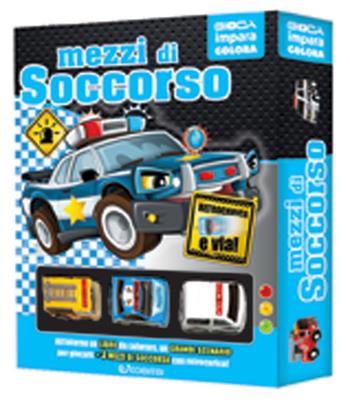 Mezzi di soccorso. Ediz. a colori. Con 3 macchinine  - Libro Edibimbi 2021, Gioca impara colora | Libraccio.it