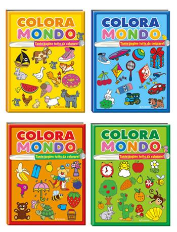 Coloramondo con Pennarelli (4 Titoli Sfusi)  - Libro Edicart-Edibimbi 2023 | Libraccio.it