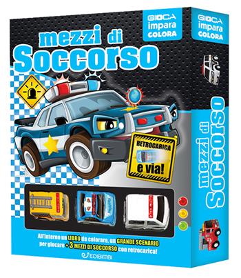 Mezzi di soccorso. Ediz. illustrata. Con 3 macchinine - Veronica Trillò - Libro Edibimbi 2024, Gioca impara colora | Libraccio.it