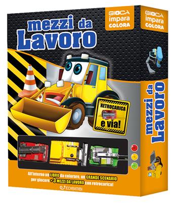 Mezzi da lavoro. Ediz. a colori. Con 3 macchinine - Veronica Trillò - Libro Edibimbi 2024, Gioca impara colora | Libraccio.it
